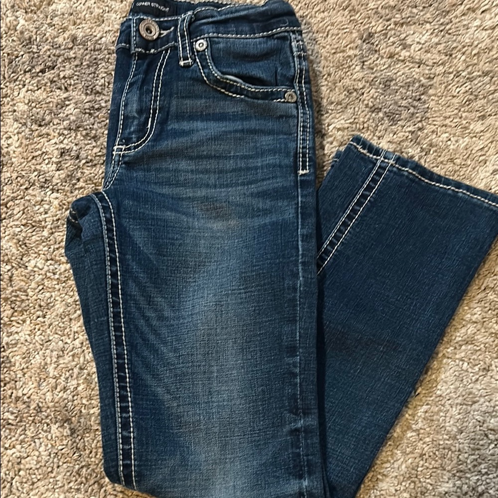 BKE Blue Casual Denim Bottoms with Relaxed Fit